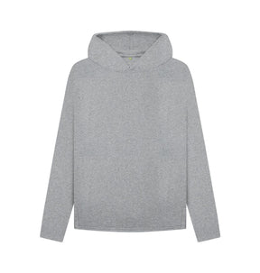 Athletic Grey Women's organic cotton relaxed fit hoodie