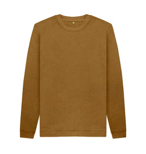 Brown Men's organic cotton sweater