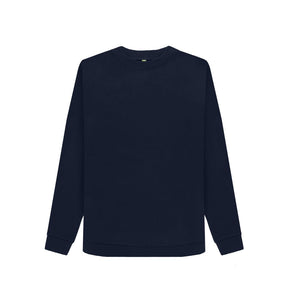 Navy Blue Women's organic cotton sweater