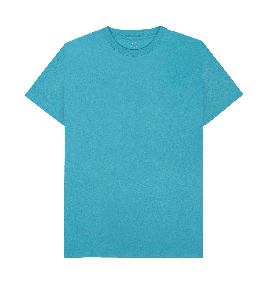 Ocean Blue Men's sustainable essential t-shirt