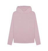 Mauve Women's organic cotton relaxed fit hoodie