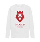 White POMP MMXIX long sleeved t-shirt