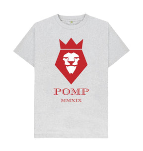 Grey POMP MMXIX circular t-shirt