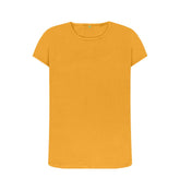 Mustard Women's organic cotton crew neck t-shirt