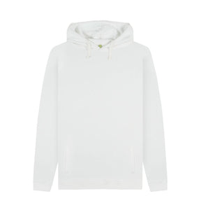 White Men's organic cotton hoodie