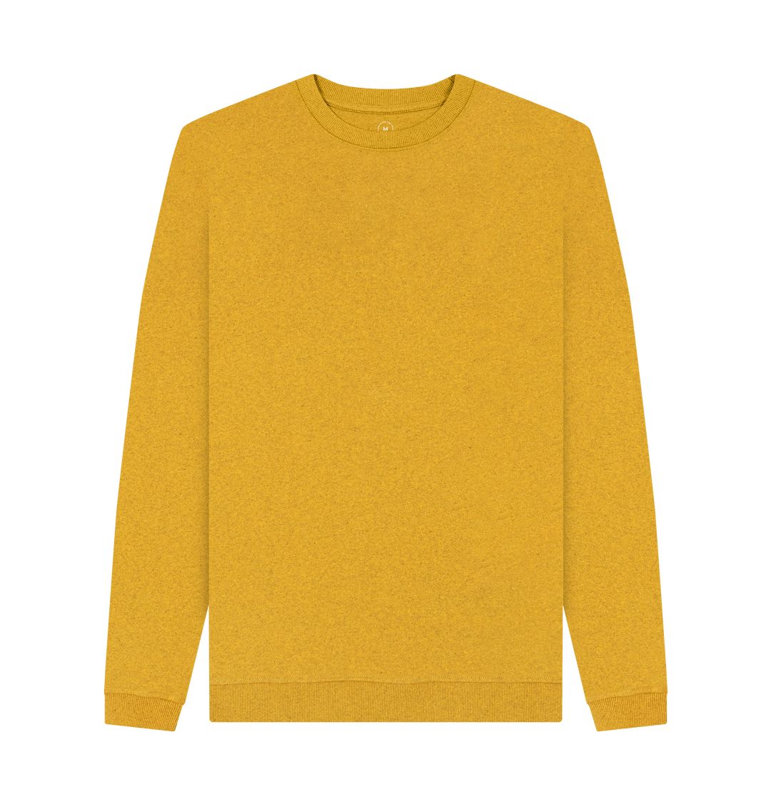 Sunflower Yellow Men's sustainable essential sweatshirt